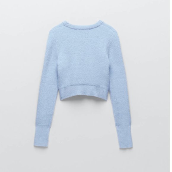 Zara Soft-Touch Cropped Sweater - Picture 7 of 7